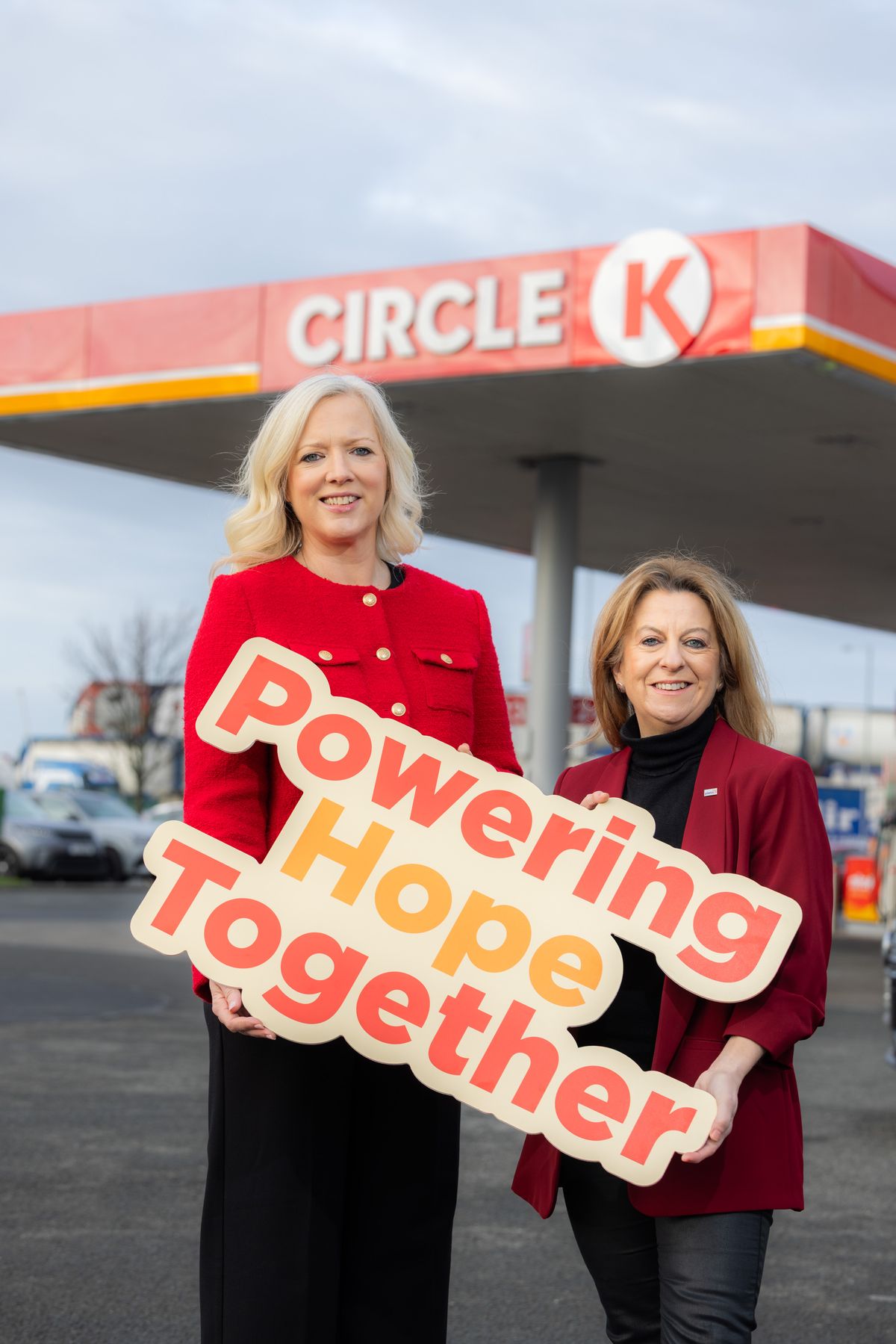 Stephanie Manahan, CEO of Pieta, with Ciara Foxton, Managing Director of Circle K Ireland, at the launch of their new three-year partnership.
